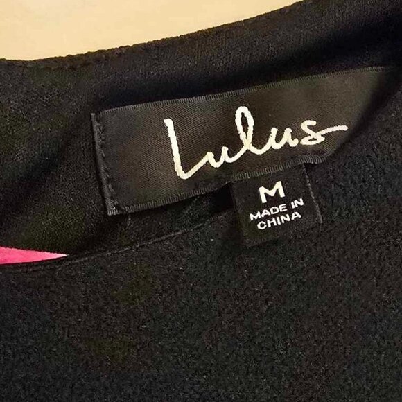 Lulus Center of Attention Black Flounce Sleeve Dress - Picture 9 of 11